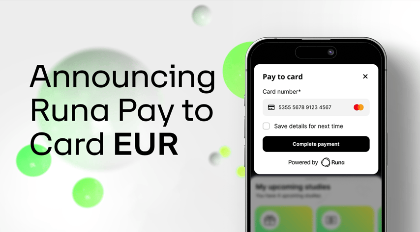 Introducing EUR-to-EUR Pay to Card: Instant Payouts Across Europe