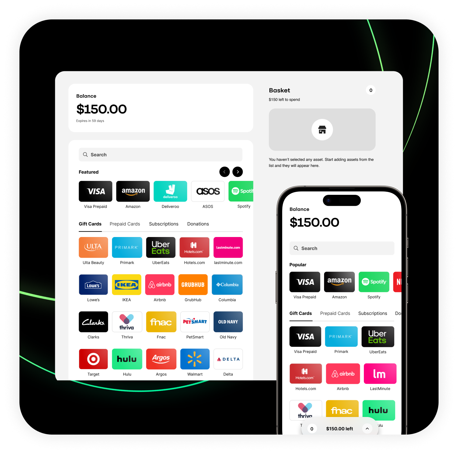 Payouts are delivered instantly and securely