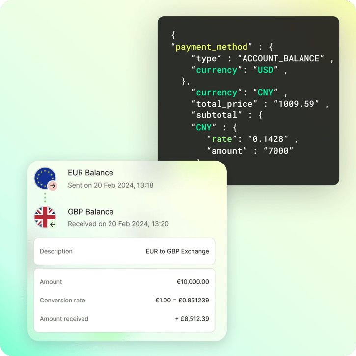 With Runa FX you can instantly and easily exchange currencies and send global payouts 24/7. Plus you can manage all funds, reporting and reconciliation easily.  