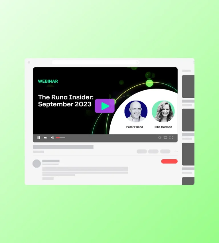 Webinar: The Runa Insider: September 2023
