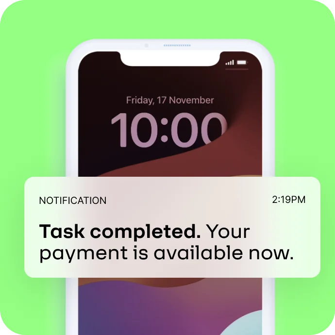 Task-Based Payouts